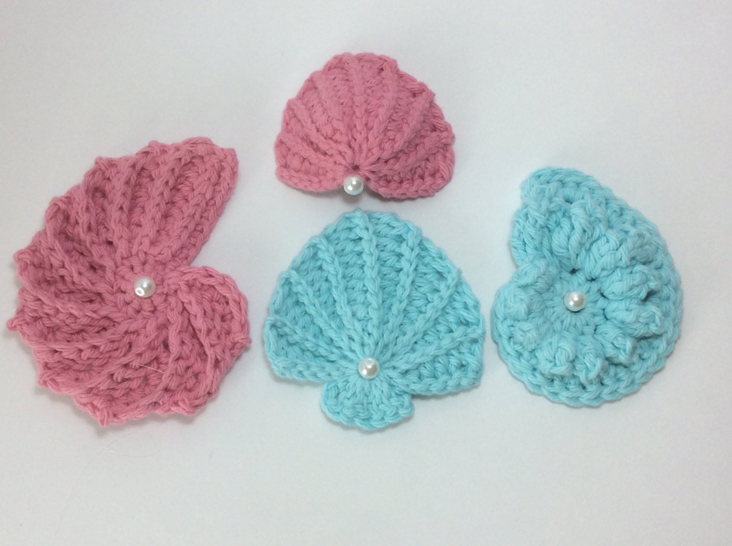 Free Crochet Seashell Pattern Set Of 4 Pdf Sea Shell Patterns4 Seashell