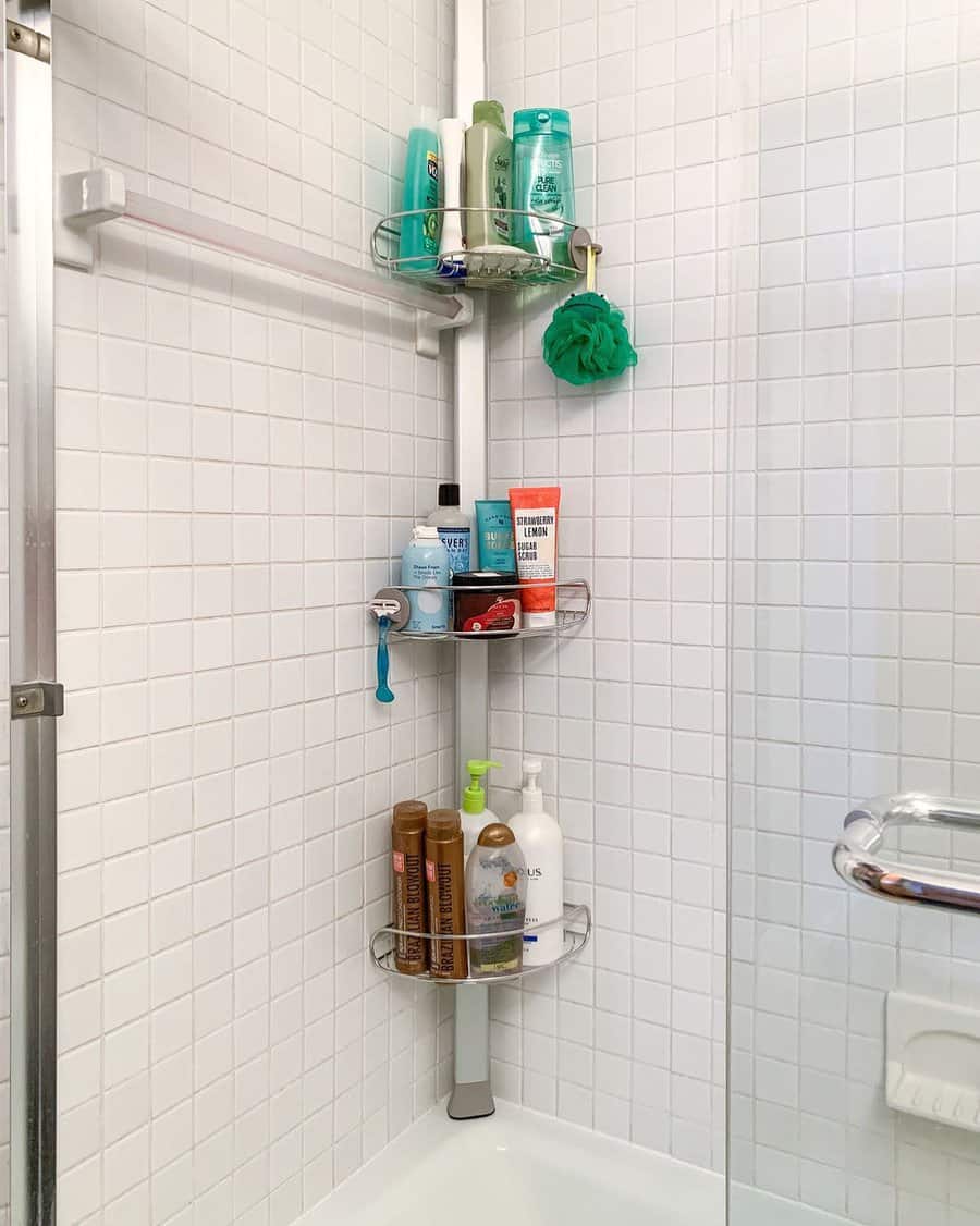 15 Shower Storage Ideas for Better Organized Bathroom Trendey