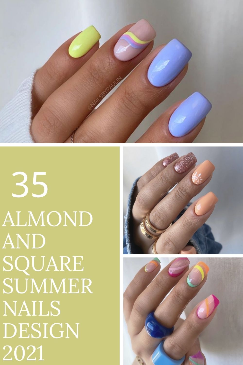35 Pretty summer nail designs 2021