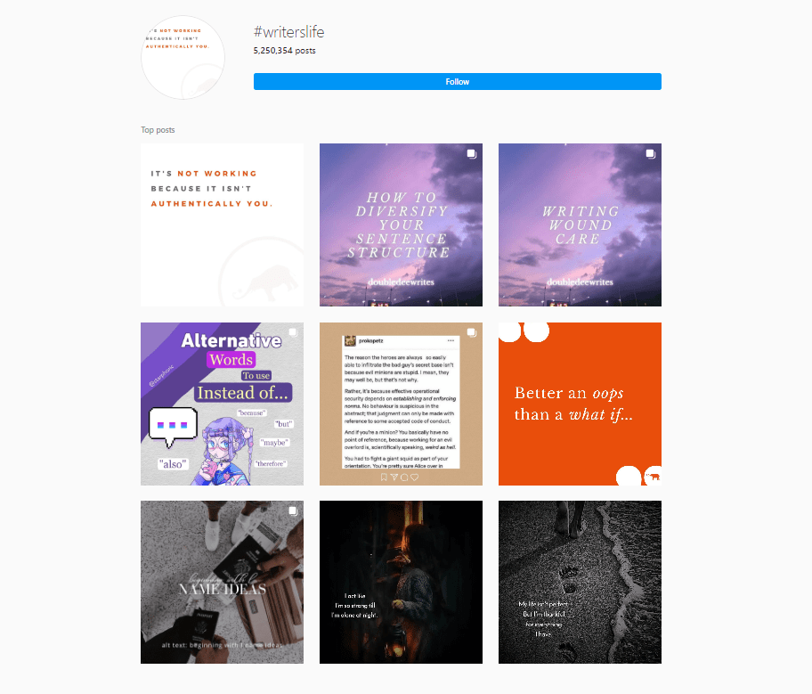 Reviewing Top 7 Hashtags for Professional Writers to Grow Your