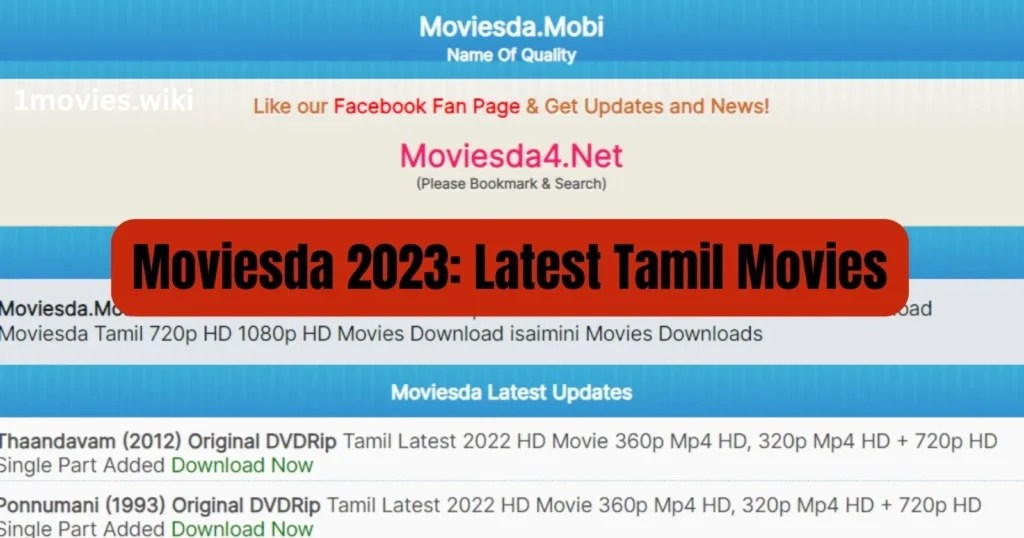 Moviesda 2023 Latest Tamil Dubbed HD Movies Download