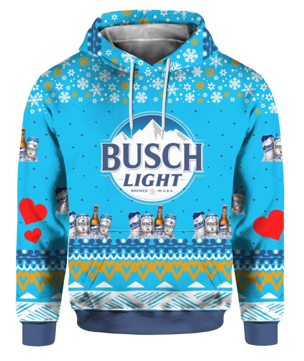 You will love our 3d ugly christmas sweater once you put them on and. It’s time to embrace the holidays! Busch Light Beer 3D Print Ugly Christmas Sweater