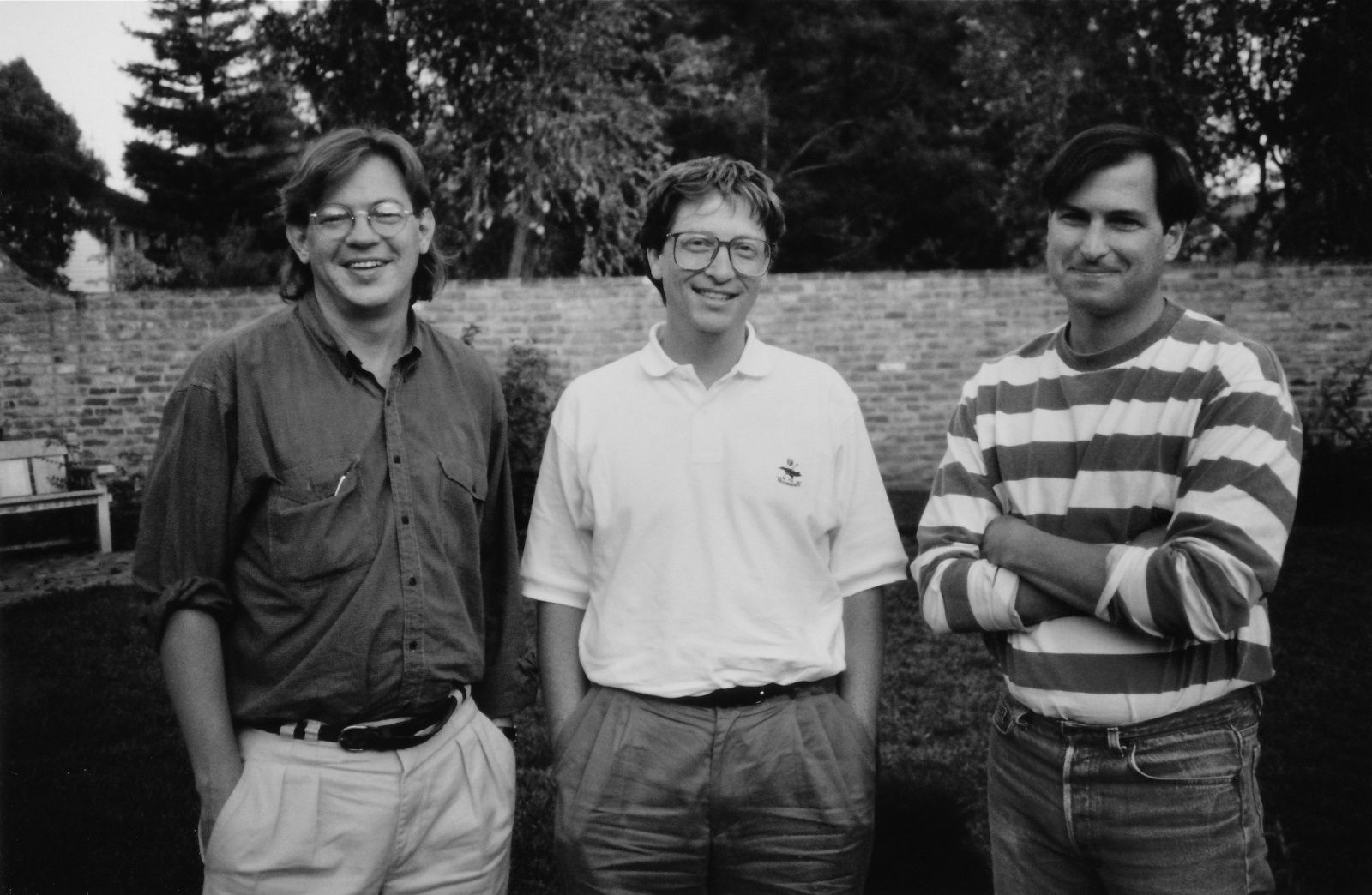 Steve Wozniak And Steve Jobs And Bill Gates