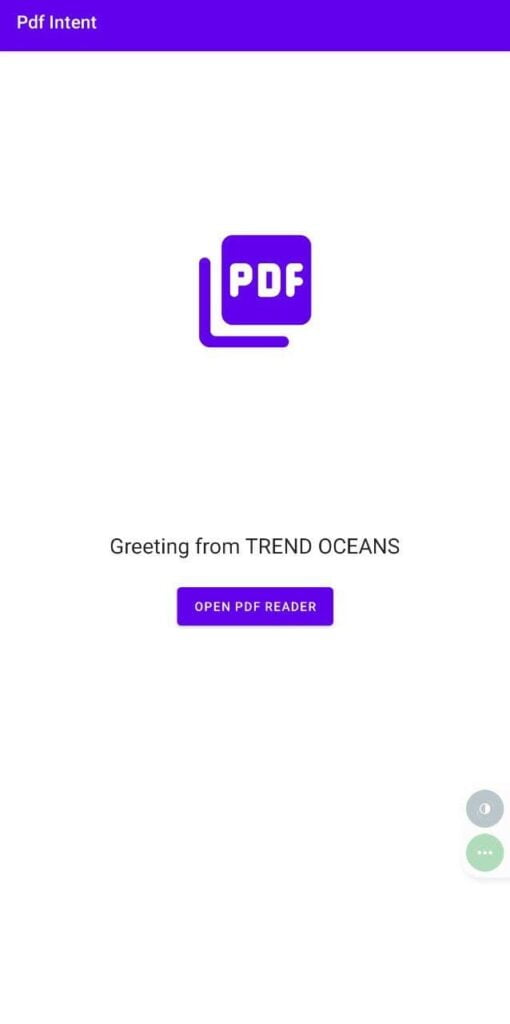 How to Open PDF Programmatically Using Intent in Android TREND OCEANS