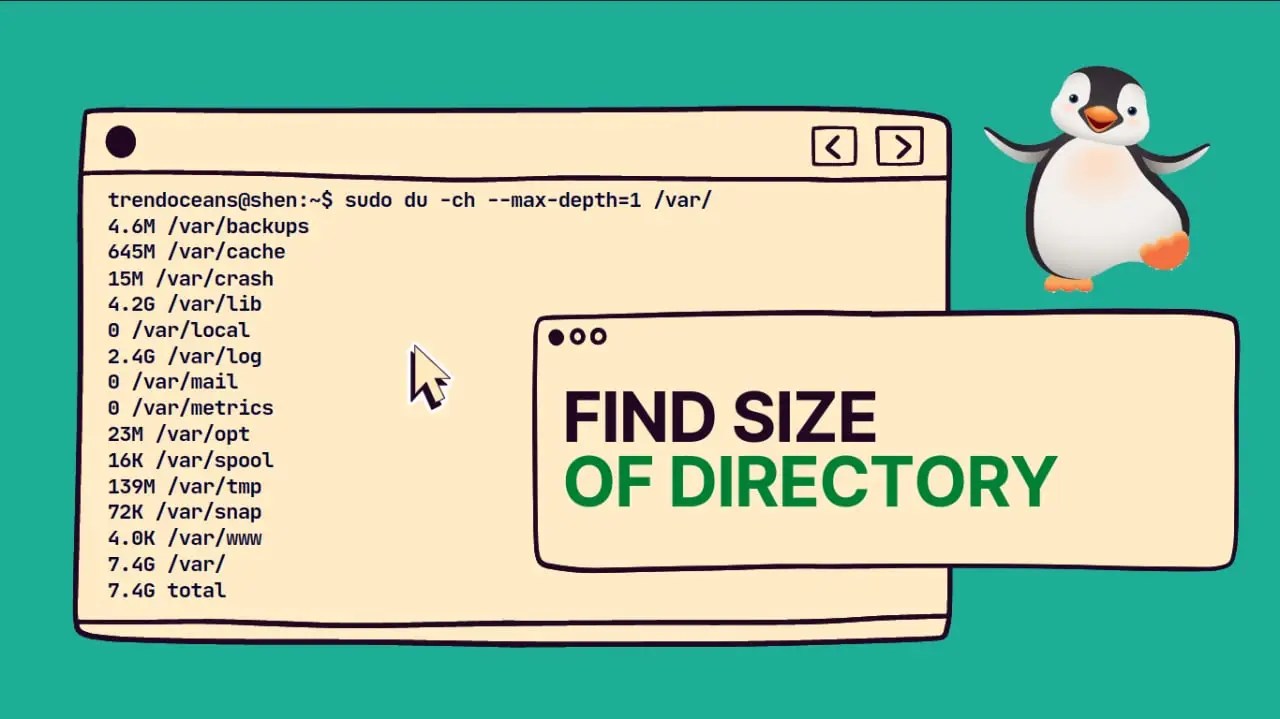How to Find the Total Size of a Directory in Linux TREND OCEANS