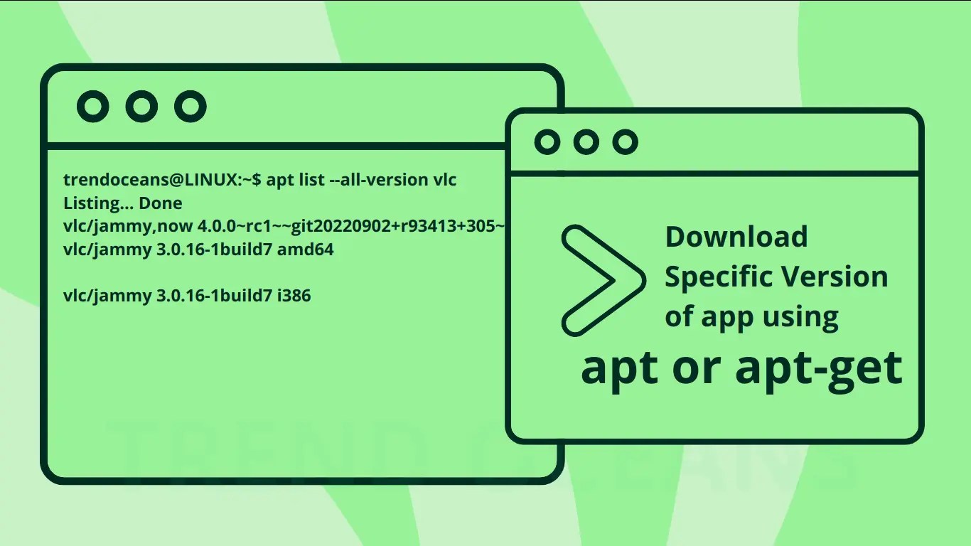 Use Apt or AptGet Command to Install a Specific Version of a Package