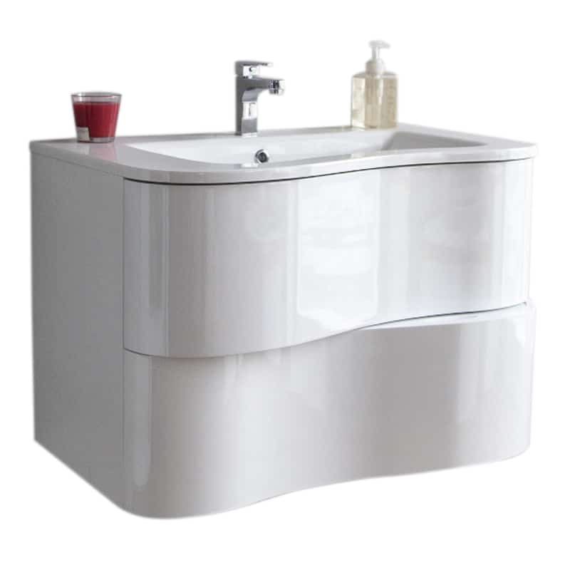 Aquamoon Cambria 31″ White Modern Bathroom vanity With Mirror Trends Distribution
