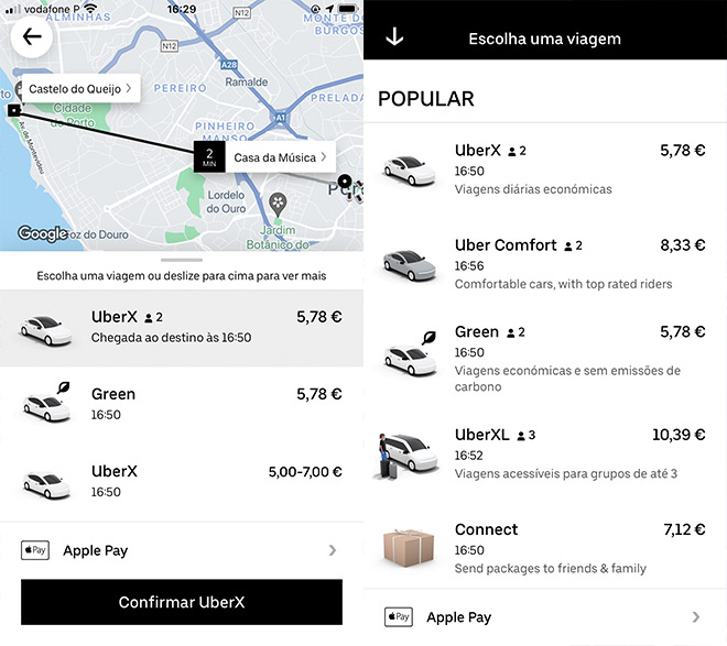 Há um novo serviço da Uber a chegar ao Porto que vai dar acesso a