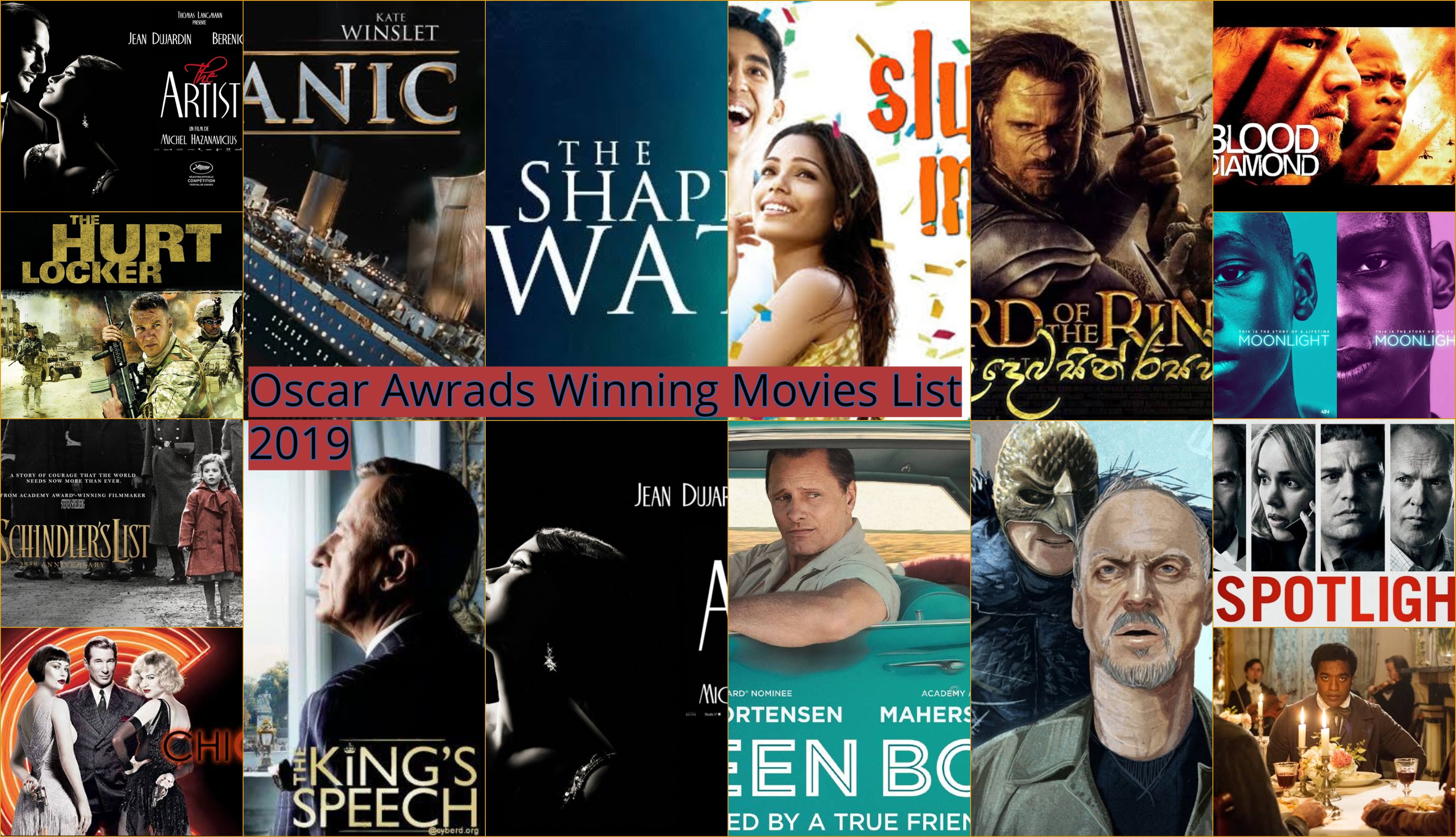 Oscar Awards Winning Movies List (2019) Best top 17