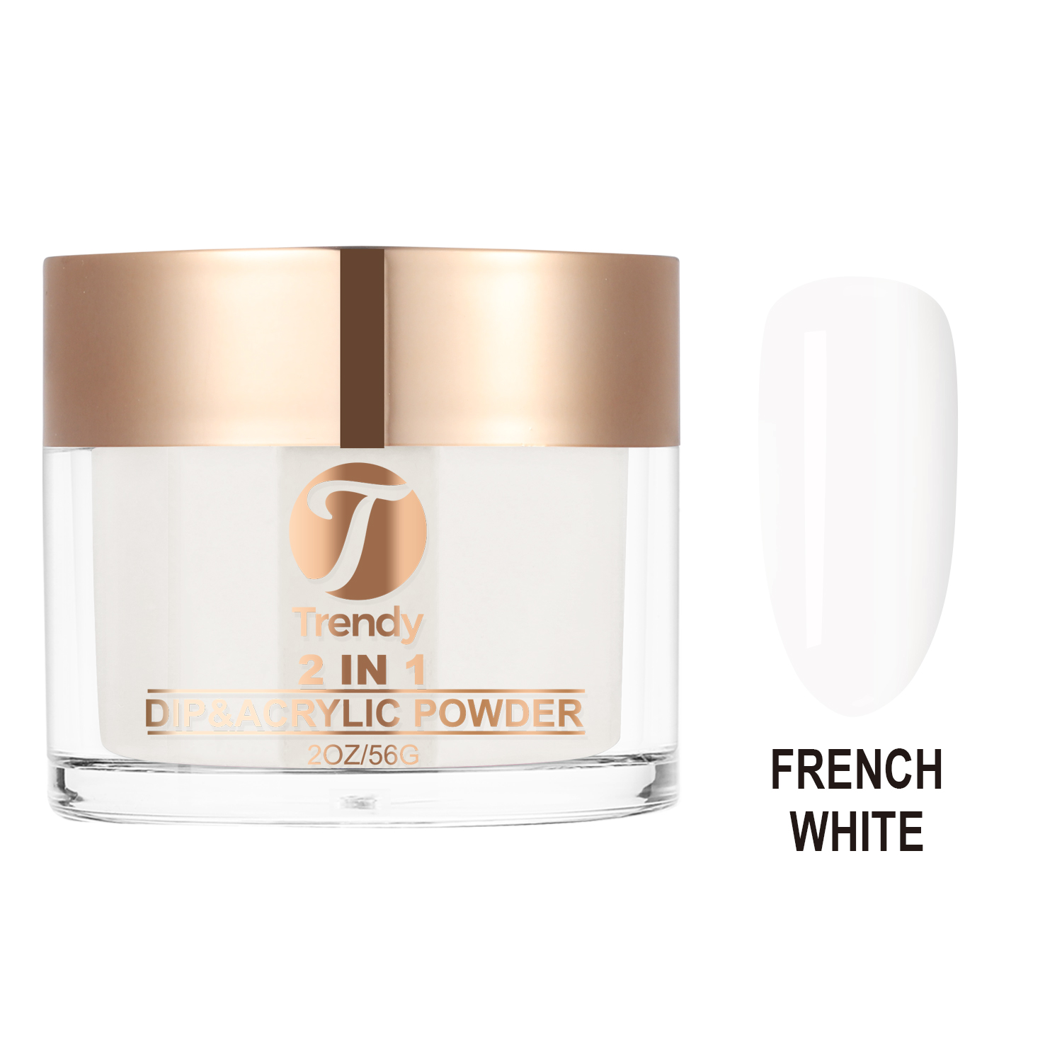 French White 2oz Trendy dippingg