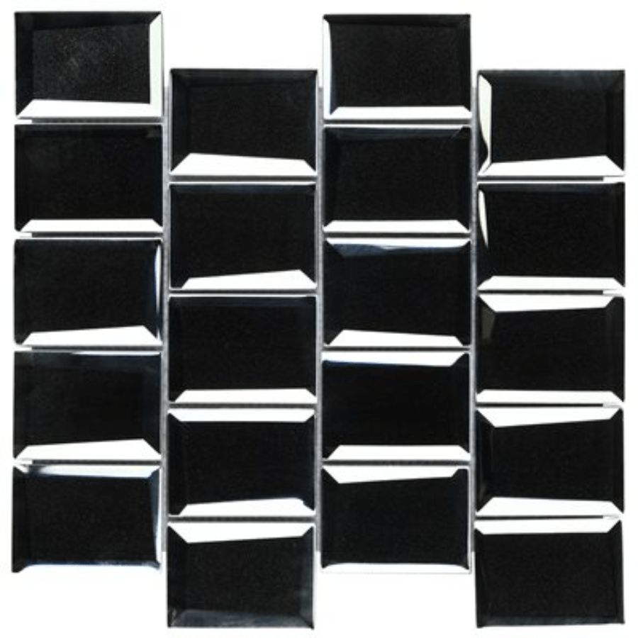 TS10060106 GREY MIRRORED GLASS MOSAIC Tile Store in Irvine