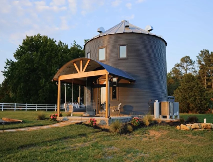 Discover the Beauty of a Transformed Grain Silo in Trendy