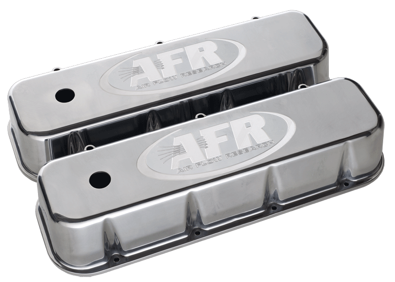 AFR BBC Polished Aluminum Valve Covers CNC Engraved Big Block Chevy