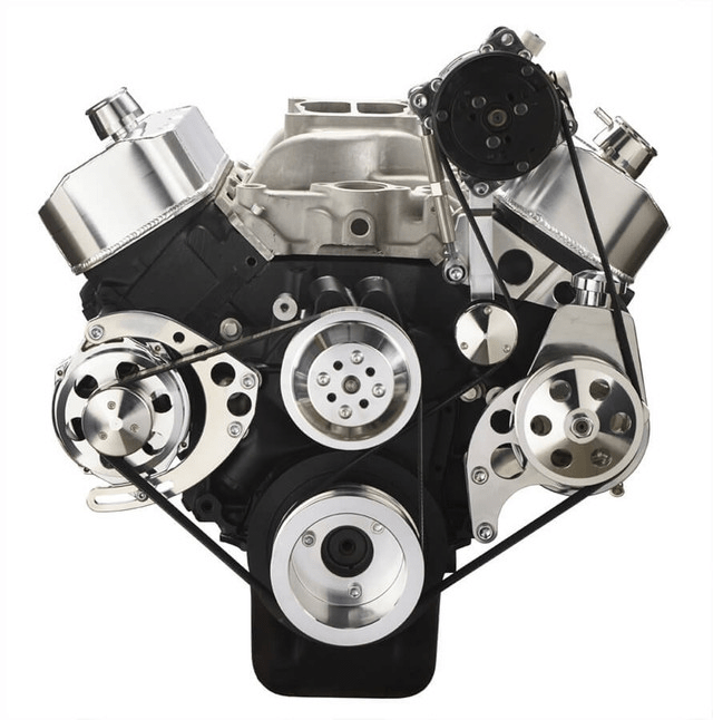 CVF Chevy Big Block Serpentine Serpentine Conversion Kit with Power