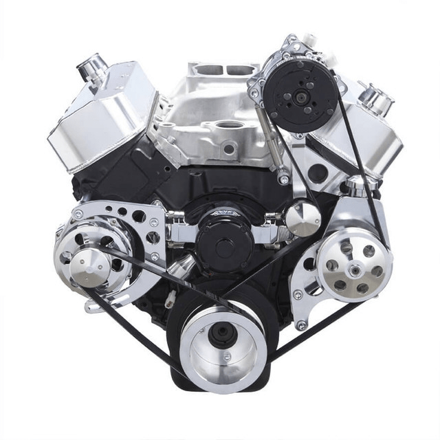 CVF Chevy Big Block Serpentine Serpentine Conversion Kit with AC