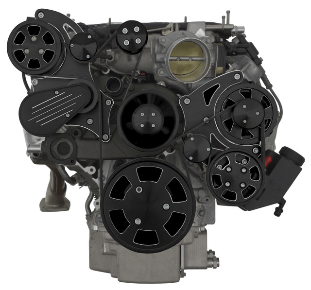 CVF Chevy LT4 Gen V Serpentine System with AC, Power Steering