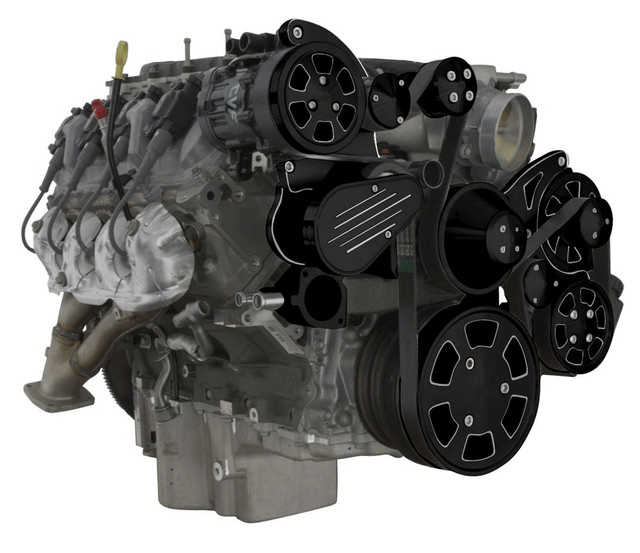 CVF Chevy LT4 Gen V Serpentine System with AC, Power Steering