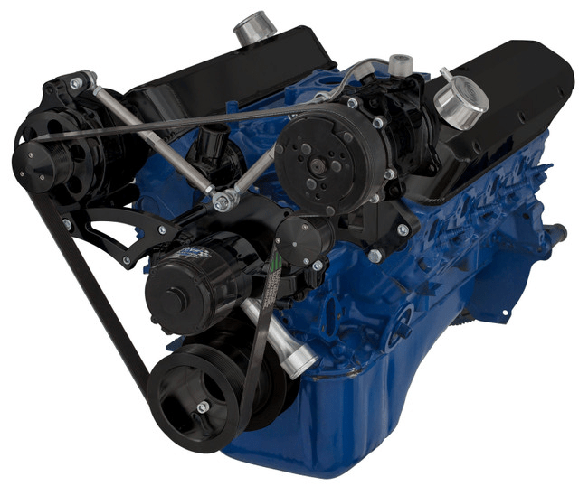 CVF Ford SBF 289, 302 & 351W Serpentine Conversion with Alternator & A
