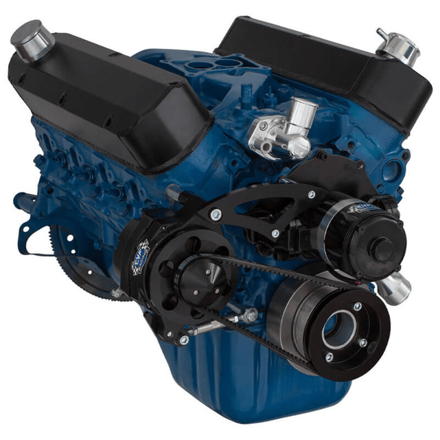 CVF Ford SBF 289, 302 & 351W VBelt System with Alternator Only Bracket