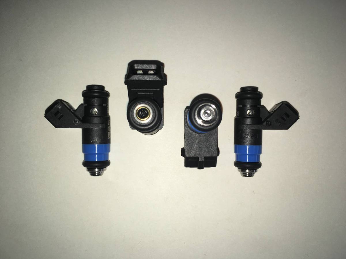 Genuine 60lb Siemens EV1 Short Fuel Injectors Deka IV Ford Mustang 2.3T