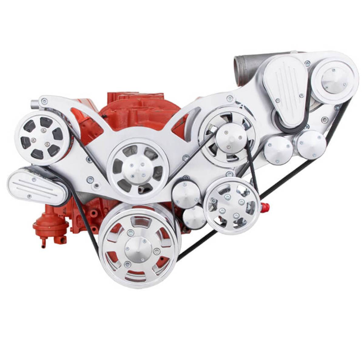 CVF Wraptor Chevy Small Block Mid Mount Procharger Serpentine Bracket