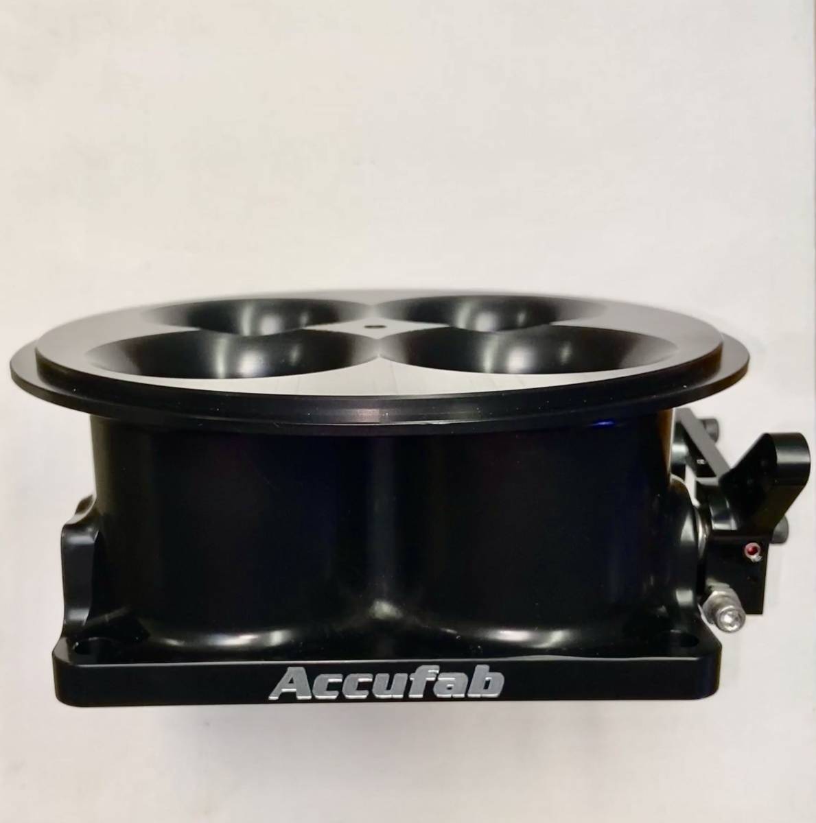 Accufab 4Barrel 5500 Black Anodized Competition Throttle Body 4B5500BK Four Race Dominator