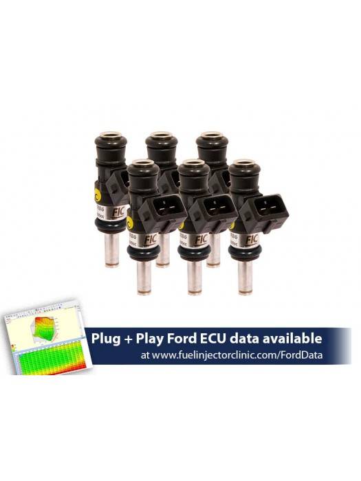 FIC 1200cc High Z Flow Matched Fuel Injectors for Ford Mustang V6 20112017 Resistance Clinic