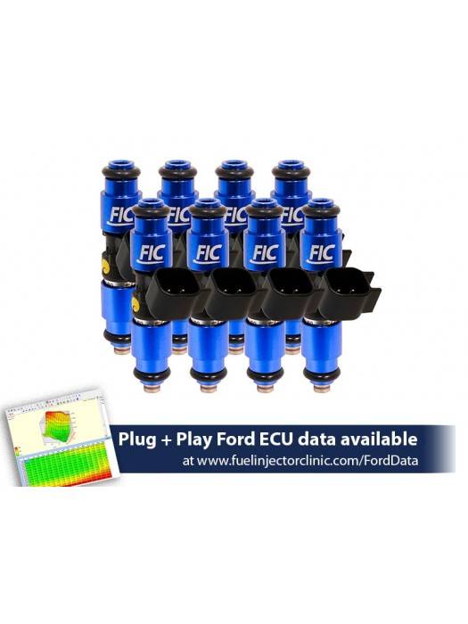 FIC 1000cc High Z Flow Matched Fuel Injectors for Ford Mustang GT 2005