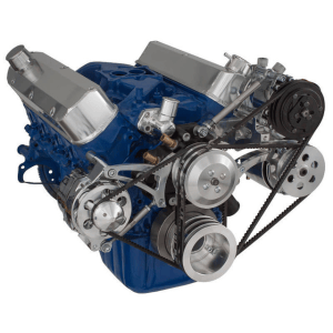 CVF Ford SBF 289, 302 & 351W V-Belt System with AC, Alternator & Power