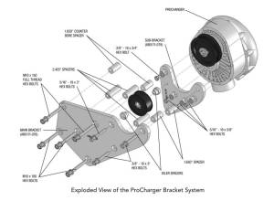 ProCharger Supercharger & Accessory Mounting Brackets - ATI
