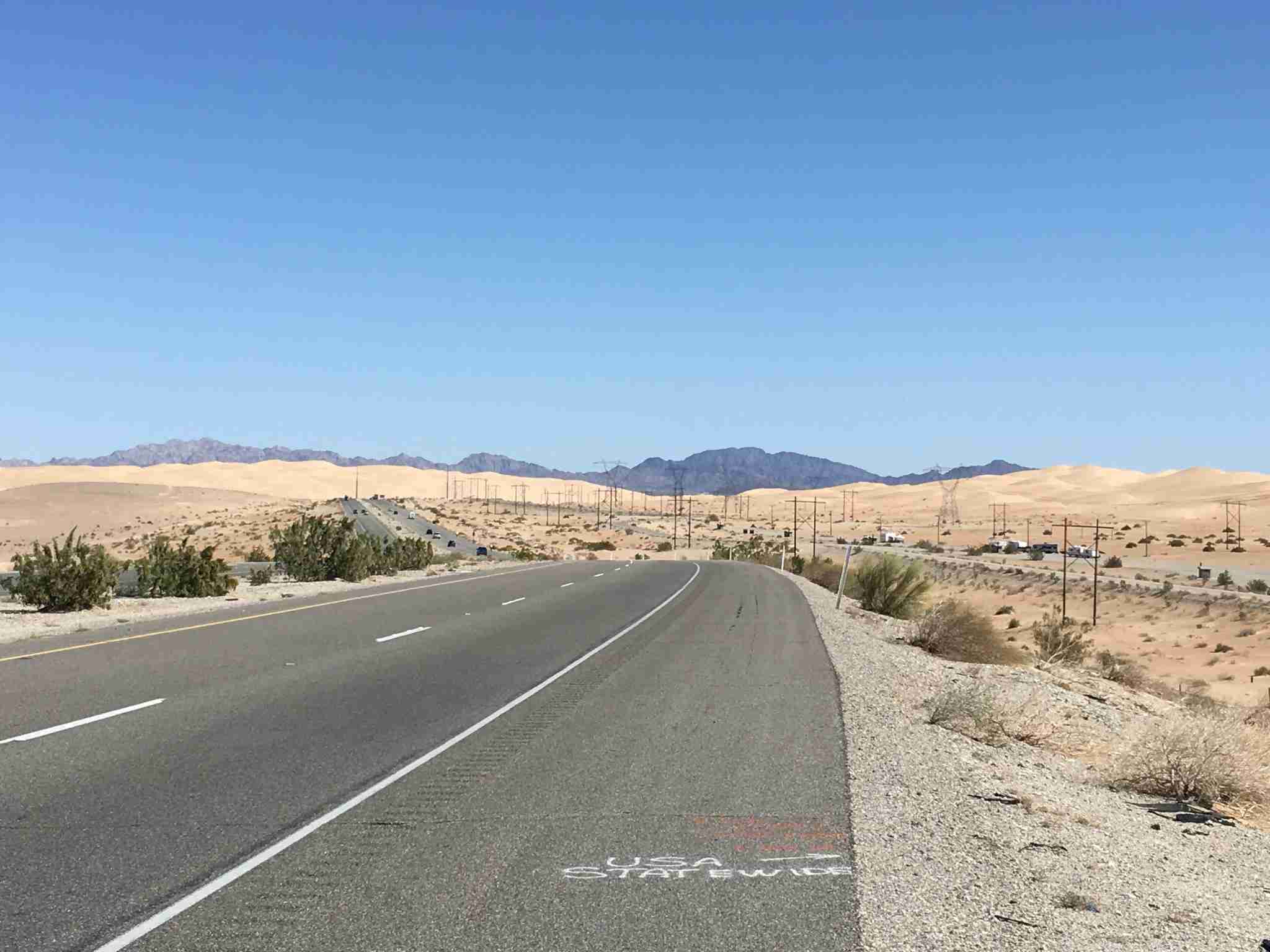 Day 4 Calexico, California to Yuma, Arizona 64 miles Tres Goes Riding