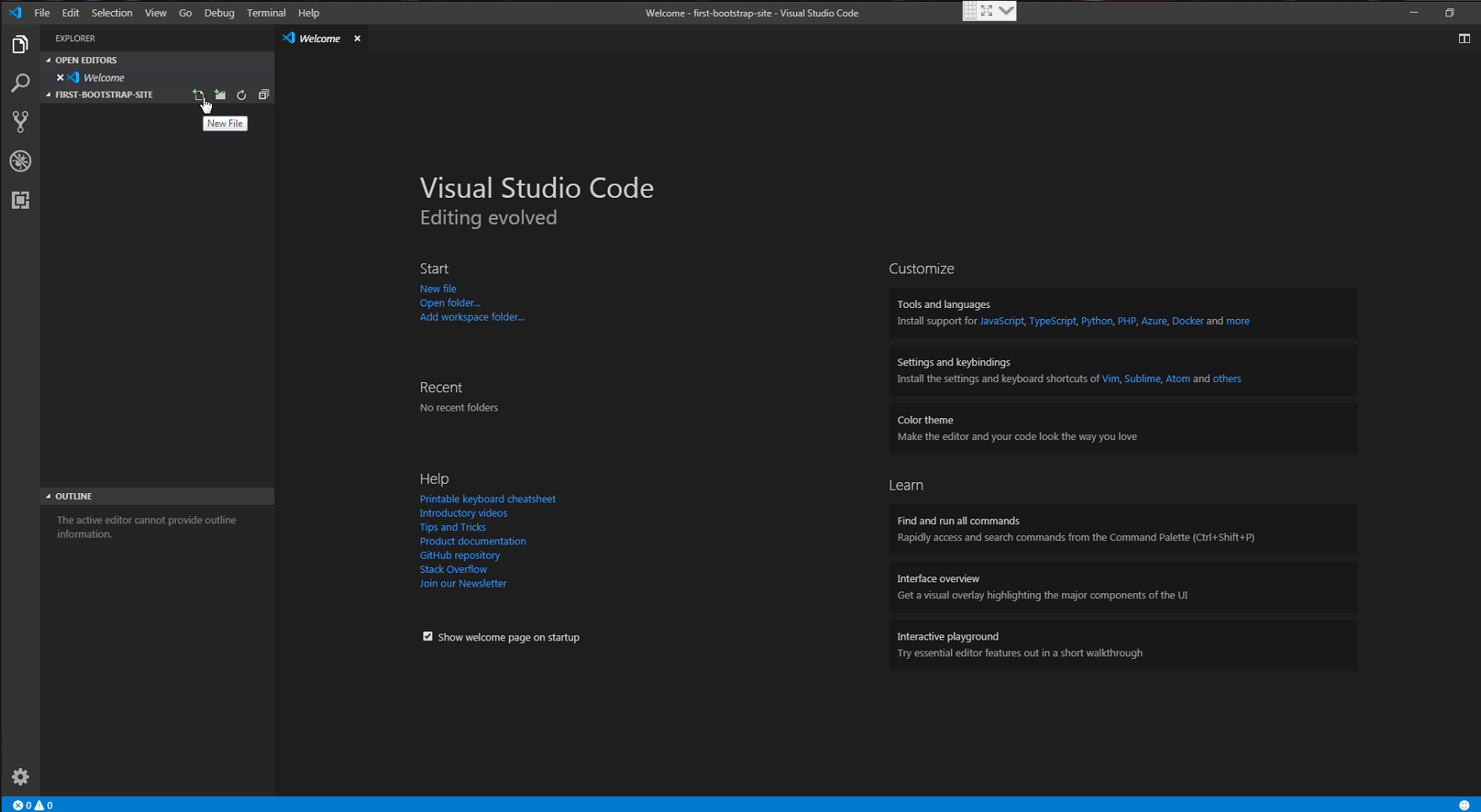 Bootstrap 4 and Visual Studio Code in 10 Minutes Trevoir