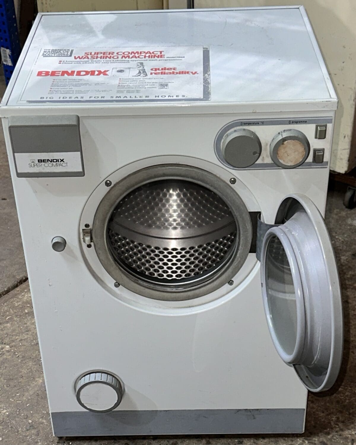THB997 Washing machine bendix super compact • Trevor Howsam Limited