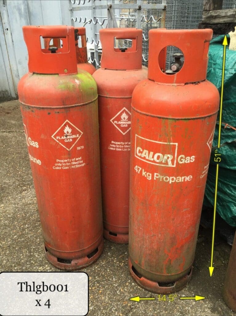 THLGB001 gas bottle large propane x 4 • Trevor Howsam Limited (Boston)