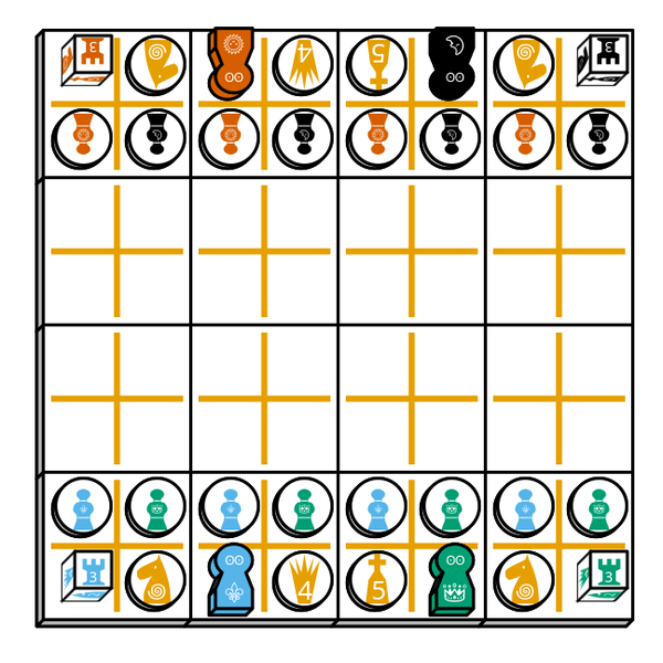 Game starting arrangement functions