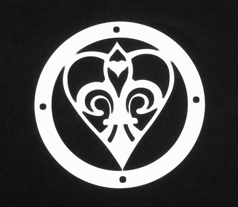 ALL Most Vehicles Grille Logoz - Easy Install - Approx. 6 Dia. - HEART