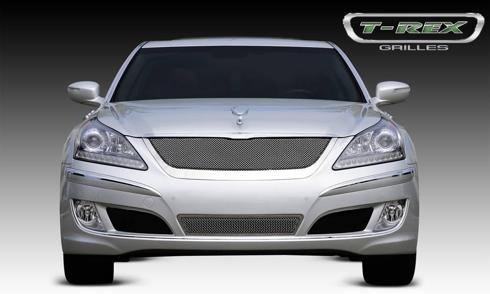 Hyundai Equus Signature Upper Class Polished Stainless Mesh Grille With Formed Mesh Center