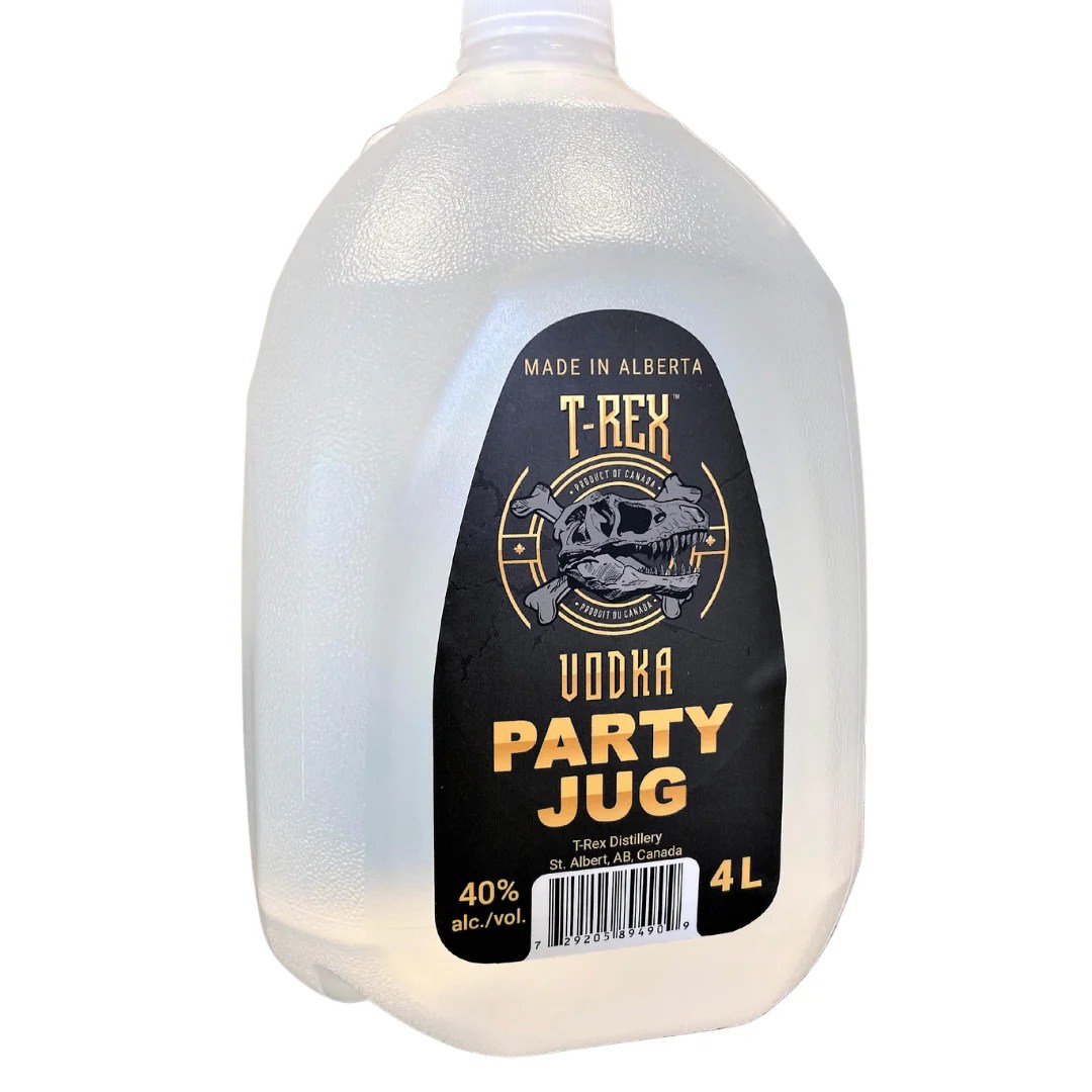 TRex Vodka 4 L Party Jug Introductory price TRex Distillery