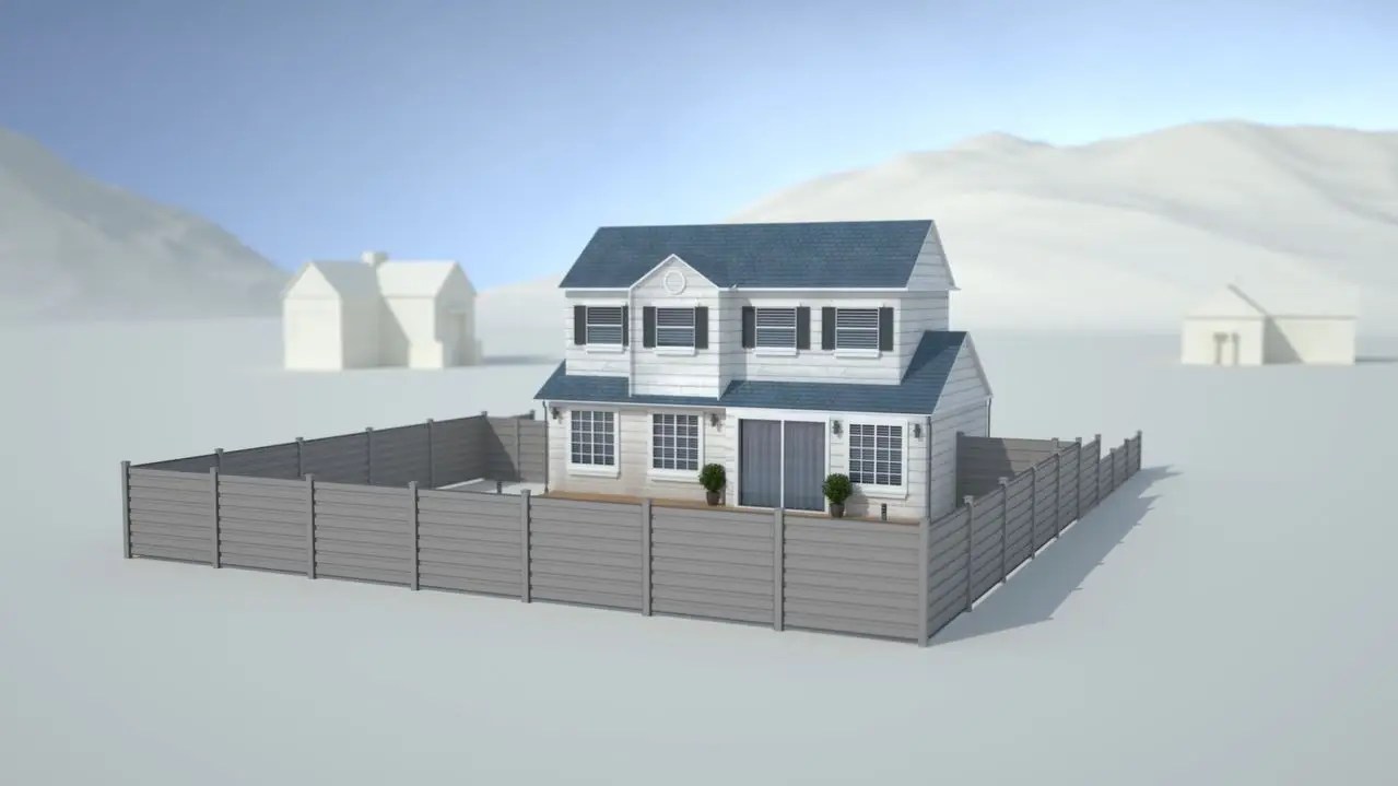 Trex Horizons Horizontal Fence Trex Fencing FDS