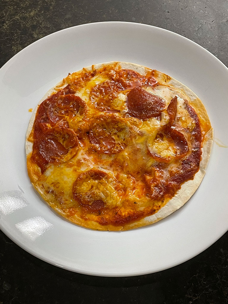 Low Calorie Air Fryer Pizza Cooking with Trey Cranson