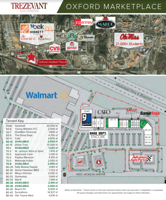 Oxford Marketplace Trezevant Realty Corporation