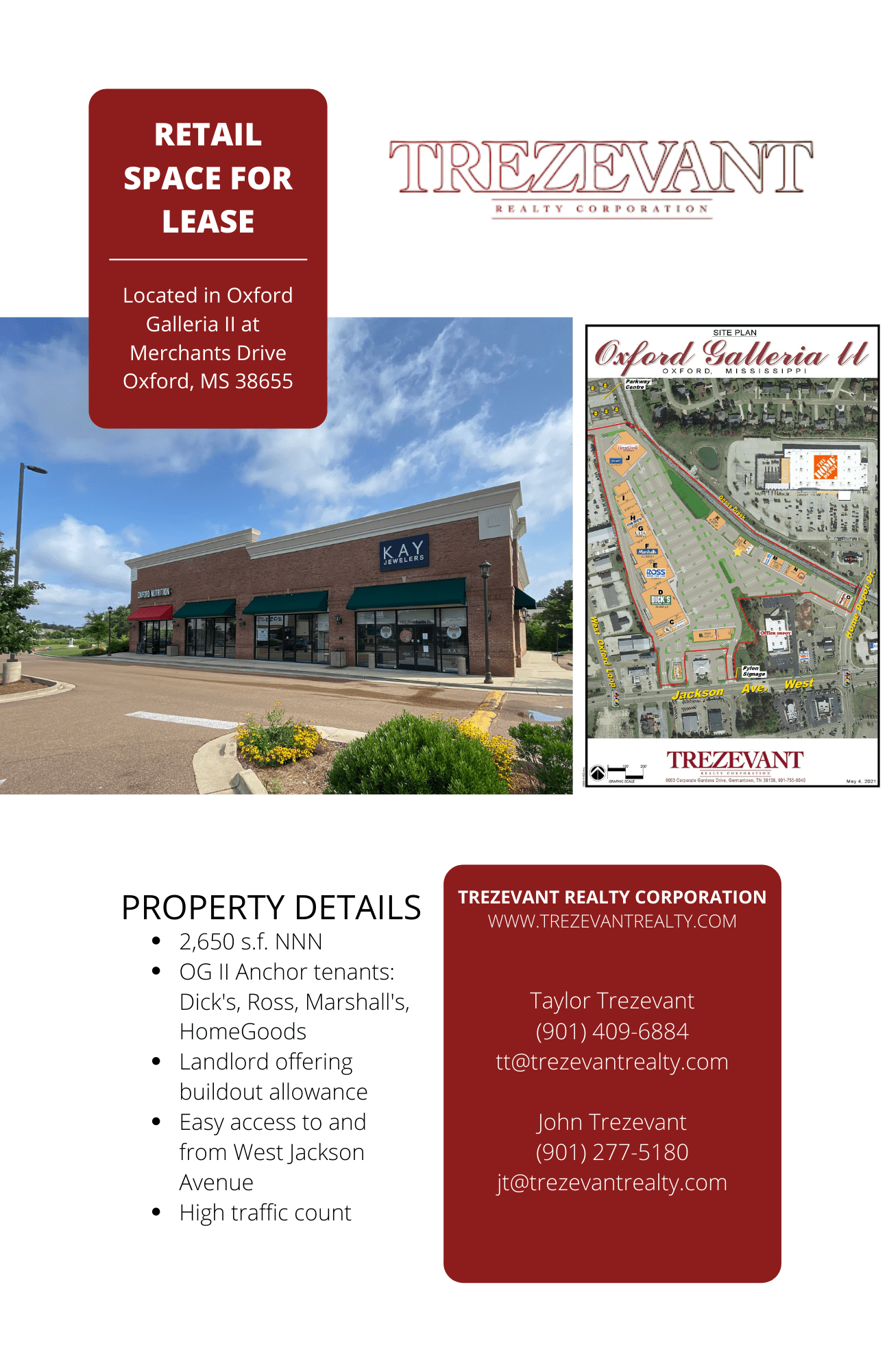 Oxford Galleria II Trezevant Realty Corporation