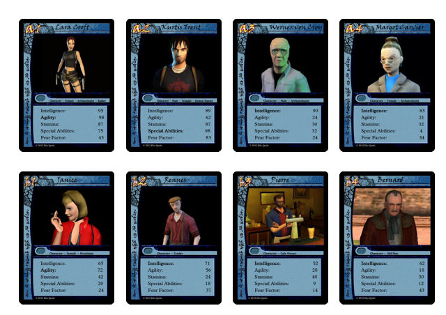 Adventskalender 9.Dezember Bastelei „Tomb Raider Quartett”