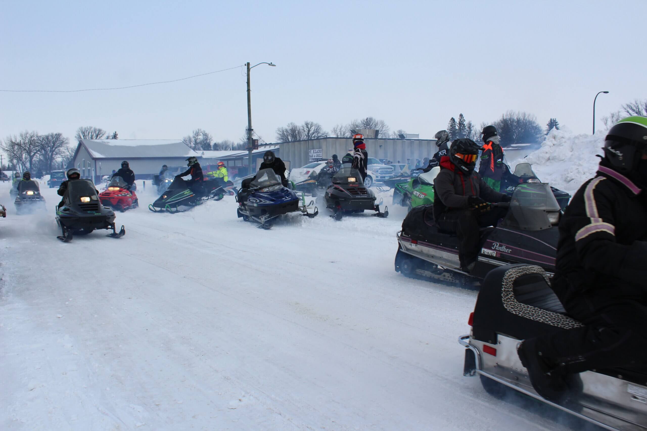 Snowmobiles take to the trails Thief River Falls Times & Northern
