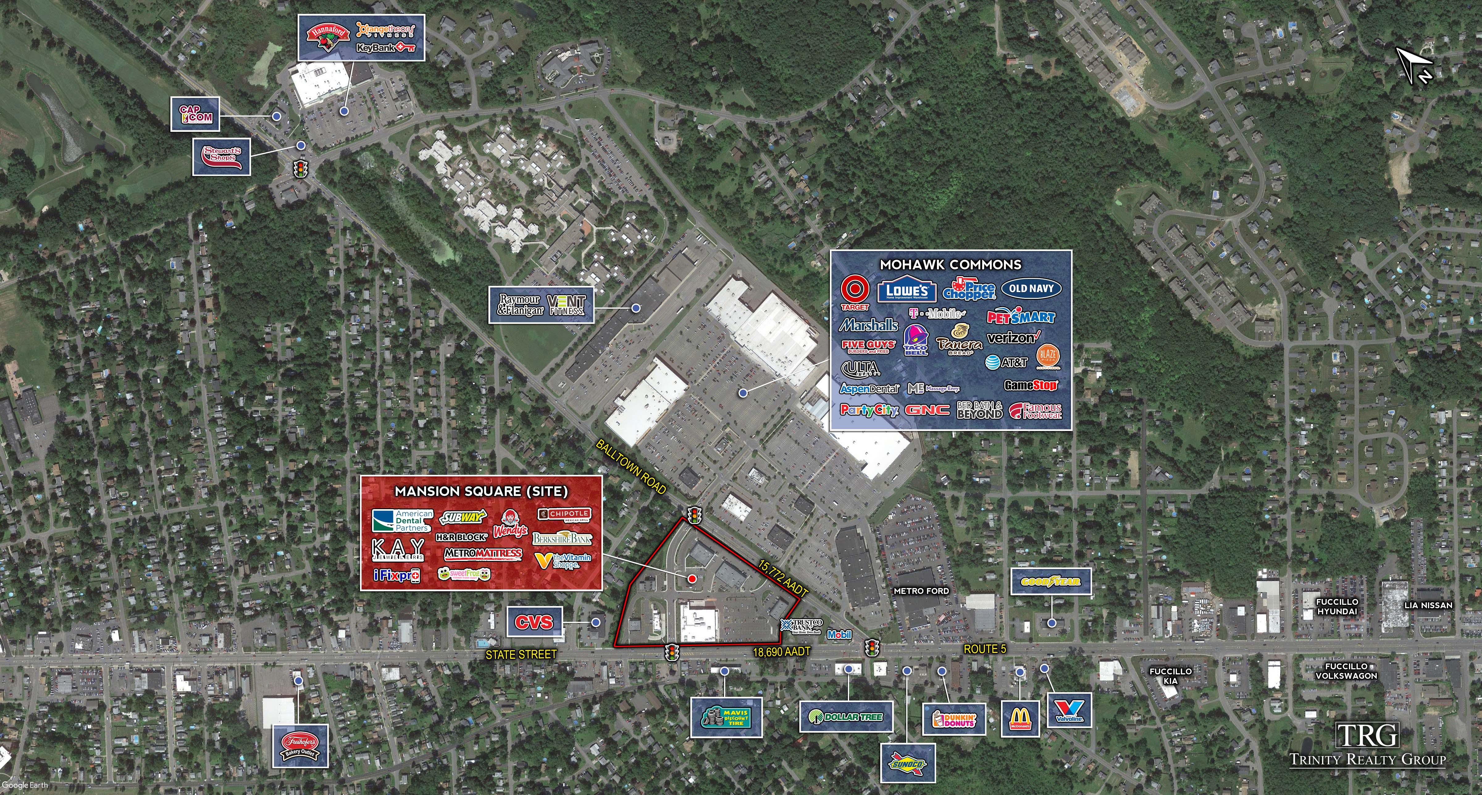 Multiple Spaces Available at Mansion Square, Niskayuna, NY TRG