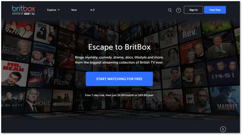 Britbox Free Trial Best of British TV Free for 7 days