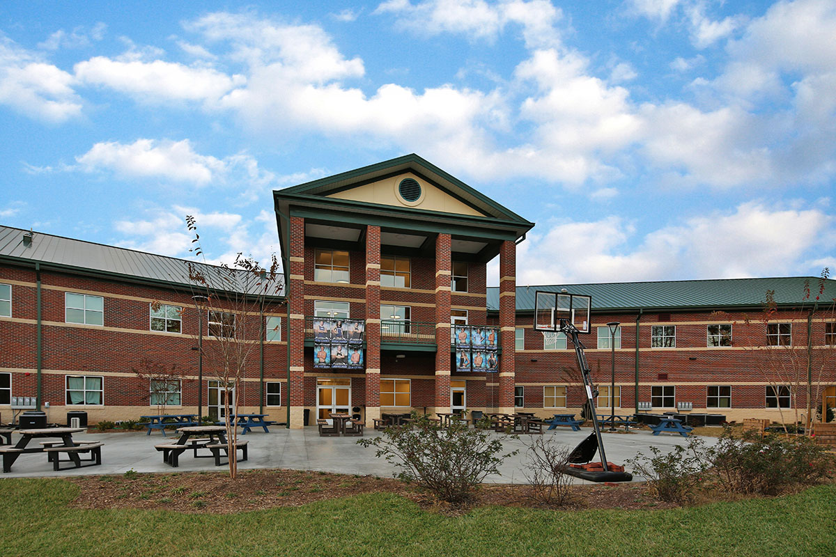 Greer Middle College Charter High School Triangle Construction