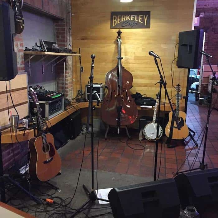 Live music at Berkeley Cafe in Raleigh Triangle on the Cheap