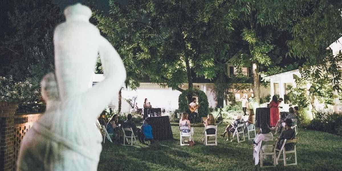 A Night Out at The Matthews House in Cary live music, art, dance party