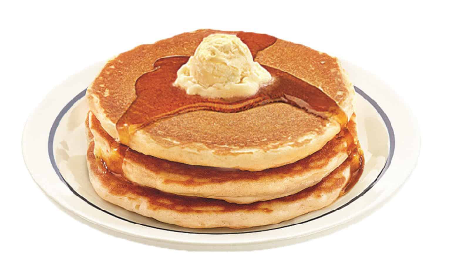 IHOP National Pancake Day free short stack Feb 13 Triangle on the Cheap